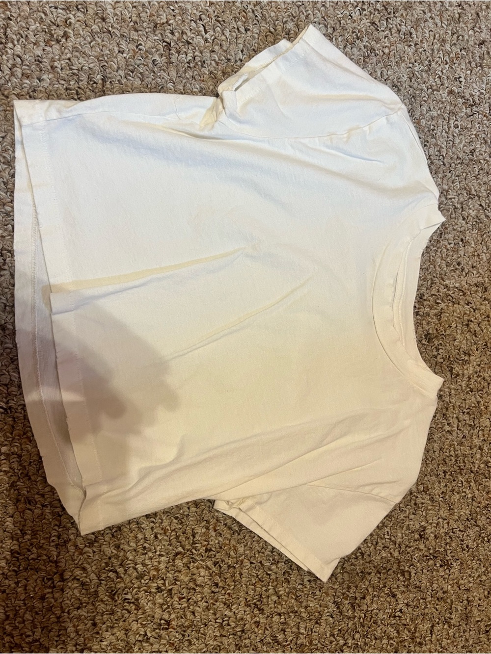 Aeropostale Vintage White Short Sleeve Crewneck Tee
